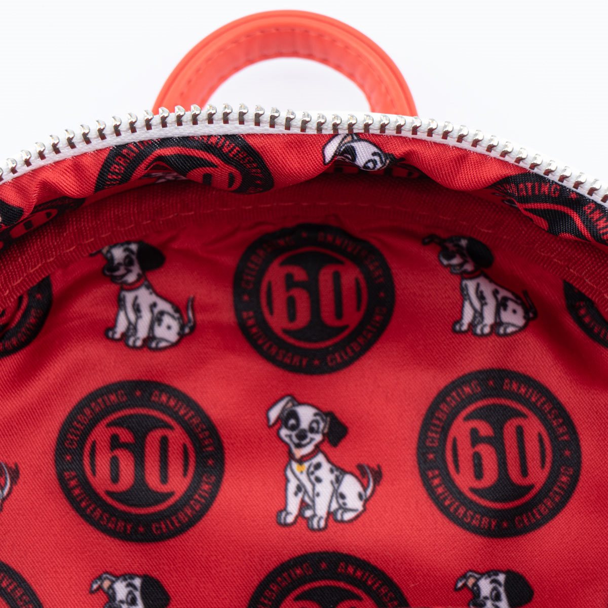 101 DALMATIANS 60TH ANNIVERSARY PATCH COSPLAY LOUNGEFLY MINI BACKPACK