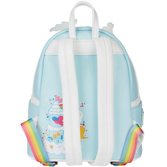 CARE BEARS CARE-A-LOT CASTLE LOUNGEFLY MINI BACKPACK