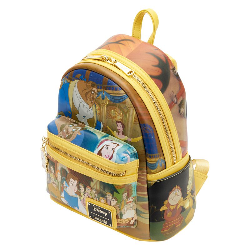LOUNGEFLY BEAUTY AND THE BEAST PRINCESS SCENES MINI BACKPACK